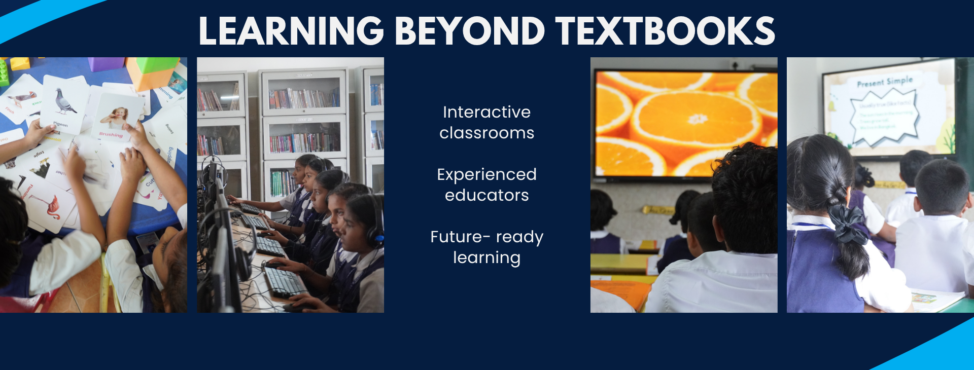 Students learning in classrooms and computer labs at St Pious X School